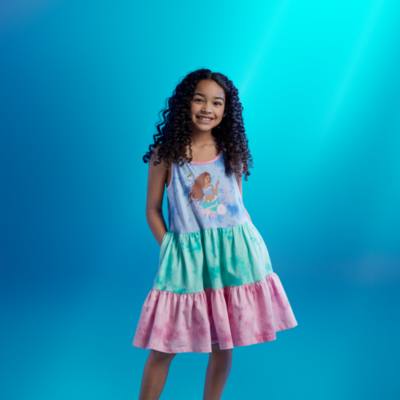 Ariel Tie-Dye Dress for Girls, The Little Mermaid Live Action Film