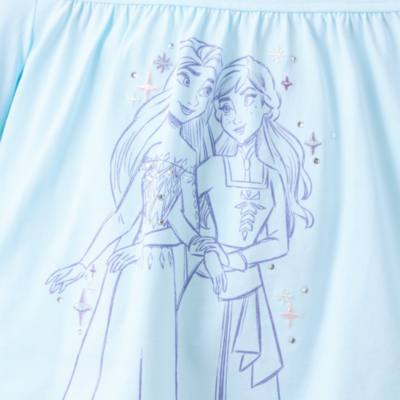 《冰雪奇緣》安娜與艾莎兒童款睡衣