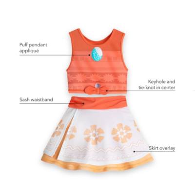 Moana Deluxe Swimsuit for Girls