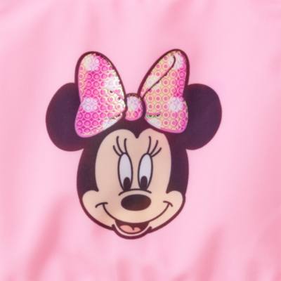 Minnie Mouse Pink Deluxe Swimsuit Set for Girls