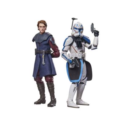 Hasbro The Black Series Anakin Skywalker & Clone Captain Rex Action Figure Set, Star Wars