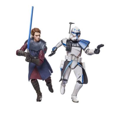 Hasbro The Black Series Anakin Skywalker & Clone Captain Rex Action Figure Set, Star Wars
