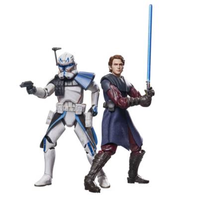Hasbro The Black Series Anakin Skywalker & Clone Captain Rex Action Figure Set, Star Wars