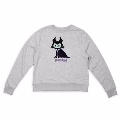 Maleficent Cat Pullover Sweatshirt for Adults, Sleeping Beauty, Disneyland Resort