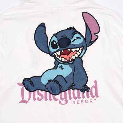 Stitch Fashion Zip Fleece Hoodie for Adults, Lilo & Stitch