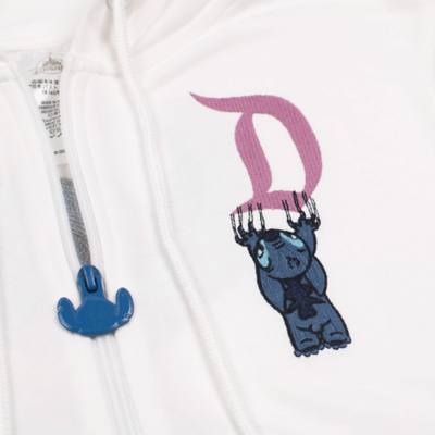 Stitch Fashion Zip Fleece Hoodie for Adults, Lilo & Stitch