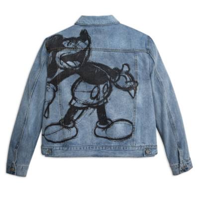 Mickey Mouse Sketch Denim Jacket for Women