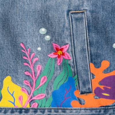 Disney Store 《小魚仙》真人版電影女裝牛仔外套