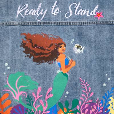 Disney Store 《小魚仙》真人版電影女裝牛仔外套
