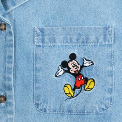 Mickey Mouse and Friends Denim Shirt for Women