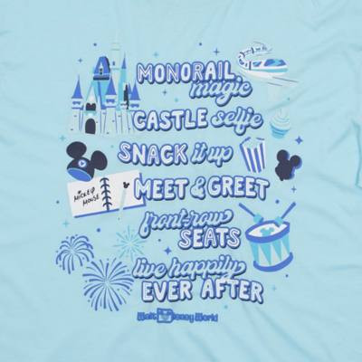 Walt Disney World Icons T-Shirt for Adults