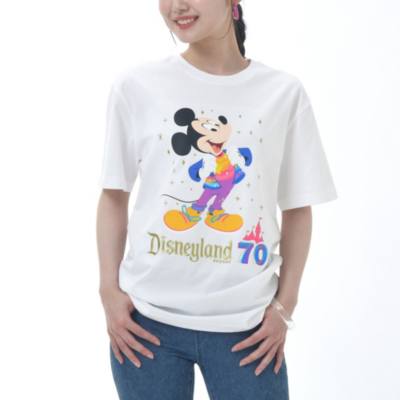 Mickey Mouse Fashion T-Shirt for Adults, Disneyland 70th Anniversary