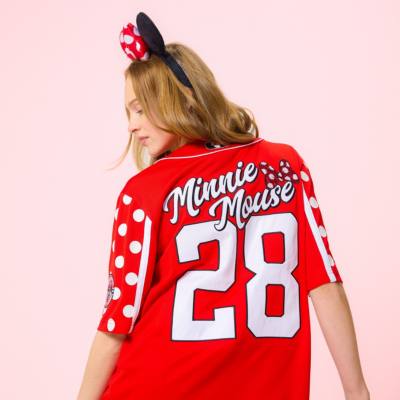 Minnie Mouse Baseball Jersey for Adults