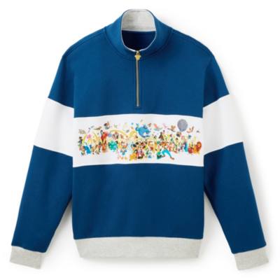 Walt Disney World Storybook 1/4 Zip Pullover Sweatshirt for Adults