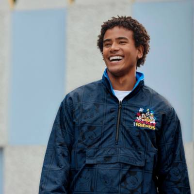 Mickey Mouse and Friends Reversible Fleece Sweater for Adults