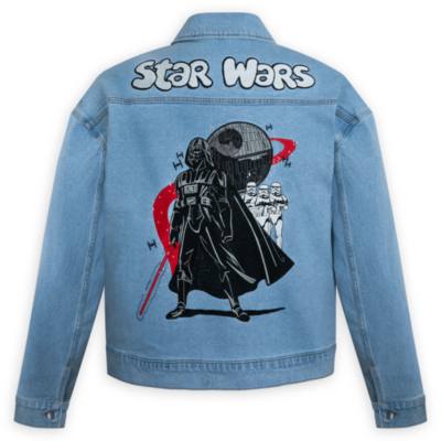 Darth Vader and Stormtroopers Star Wars Meets the '90s Denim Jacket for Adults