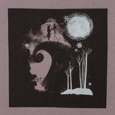 Jack Skellington and Sally ''Spiral Hill'' T-Shirt for Adults, The Nightmare Before Christmas