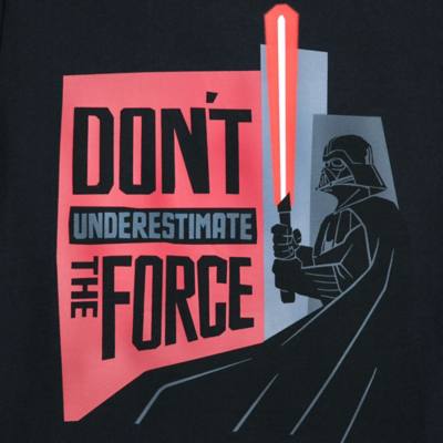 Darth Vader ''Don't Underestimate the Force'' T-Shirt for Adults, Star Wars