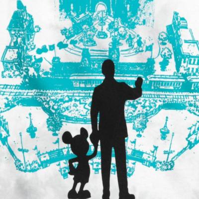 Walt Disney and Mickey Mouse ''Partners'' Tie-Dye T-Shirt for Adults, Disneyland