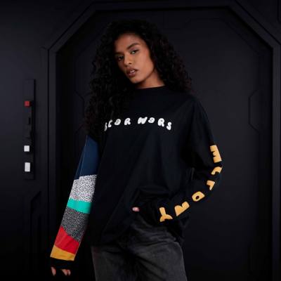 Star Wars Meets the '90s Long Sleeve Top for Adults