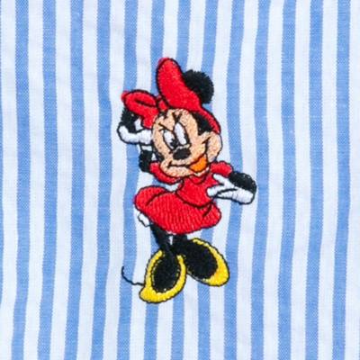 Mickey Mouse and Friends Woven Striped Shirt for Adults