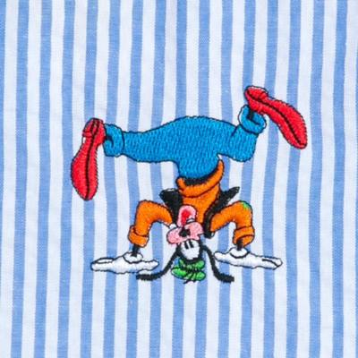 Mickey Mouse and Friends Woven Striped Shirt for Adults