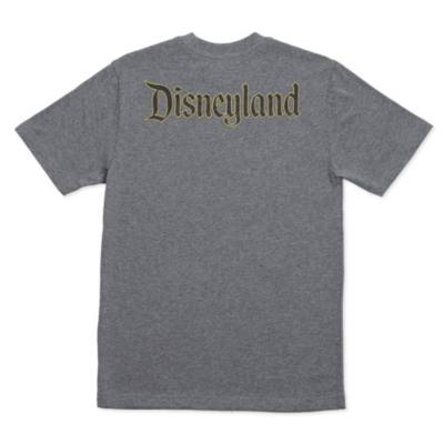 迪士尼樂園睡公主城堡成人灰色 T 恤