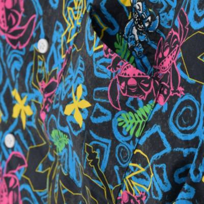Stitch Neon Summer Shirt for Adults, Lilo & Stitch