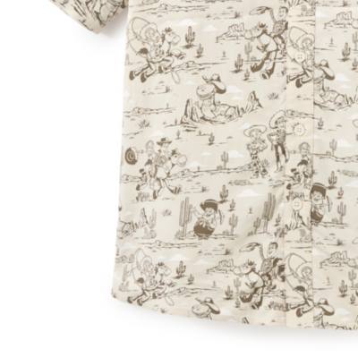 Toy Story Western Button Down Shirt for Adults