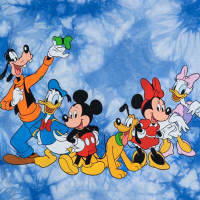 Mickey Mouse and Friends Tie-Dye Disney Celebration Crew for Adults