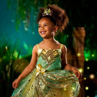 Tiana Deluxe Costume for Kids, The Princess and the Frog