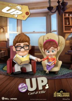 Up Series Carl and Ellie (2 Pack) Figurine, Beast Kingdom