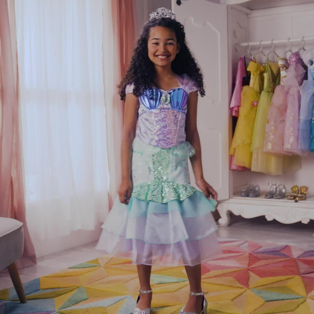 Play Ariel Costume for Kids, The Little Mermaid Video