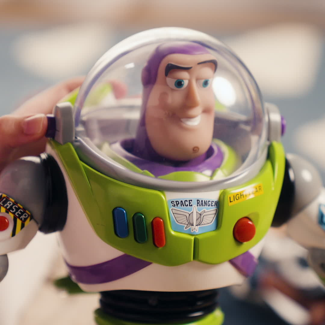 Play Buzz Lightyear Interactive Talking Action Figure Video