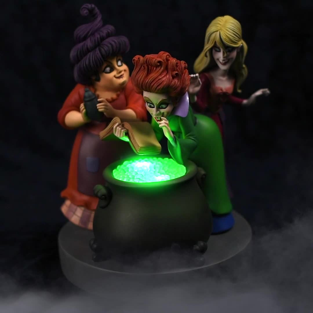 Play Hocus Pocus Sanderson Sisters Collectible Figurine Video