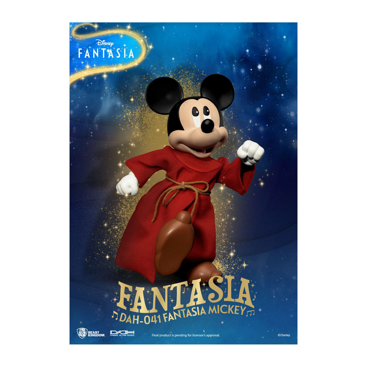 Play Disney Classic Mickey Fantasia Figurine, Beast Kingdom Video
