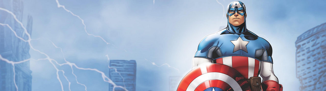 Background image of Captain America