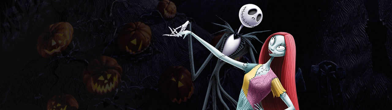 Background image of Tim Burton's The Nightmare Before Christmas