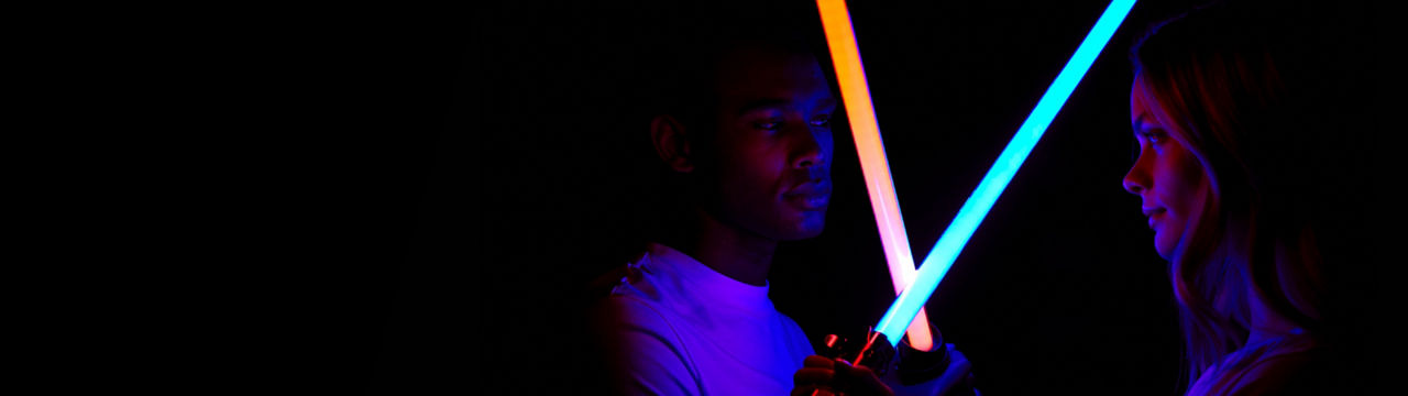 Background image of Star Wars LIGHTSABERS